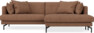 Harper - 3-sits soffa XL med schäslong XL höger - Orange