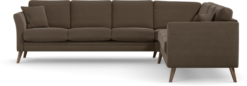 Eden - Hörnsoffa 3+3 - Brun