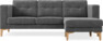 Rio - 3-sits soffa med schäslong höger - Grå
