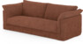 Cherrie - 3-sits soffa, hel dyna och kappa - Orange