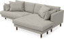 Harper - 4-sits med schäslong XL höger - Beige