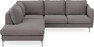 Madison - 2-sits soffa med divan vänster - Grå