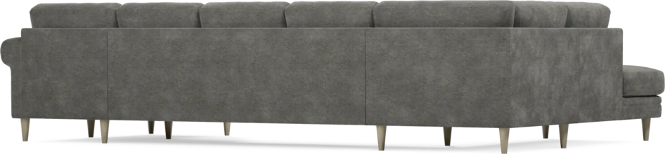 Eden - 3-sits soffa med divan vänster och schäslong höger - Grå