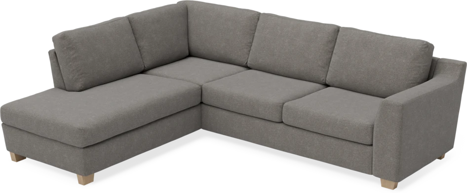Friday - 2,5-sits soffa med divan vänster - Grå