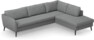 County - 2,5-sits soffa med divan höger - Grå