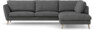 Madison Lux - 3-sits soffa med divan höger - Vit