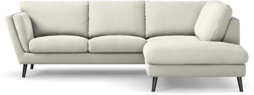 Madison - 2-sits soffa med divan höger - Vit