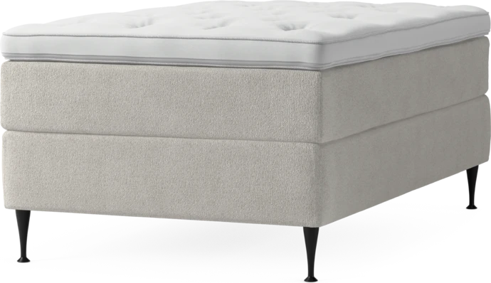 Delux Exclusive, Kontinentalsäng, enkelsäng 120 cm med bäddmadrass och sängben