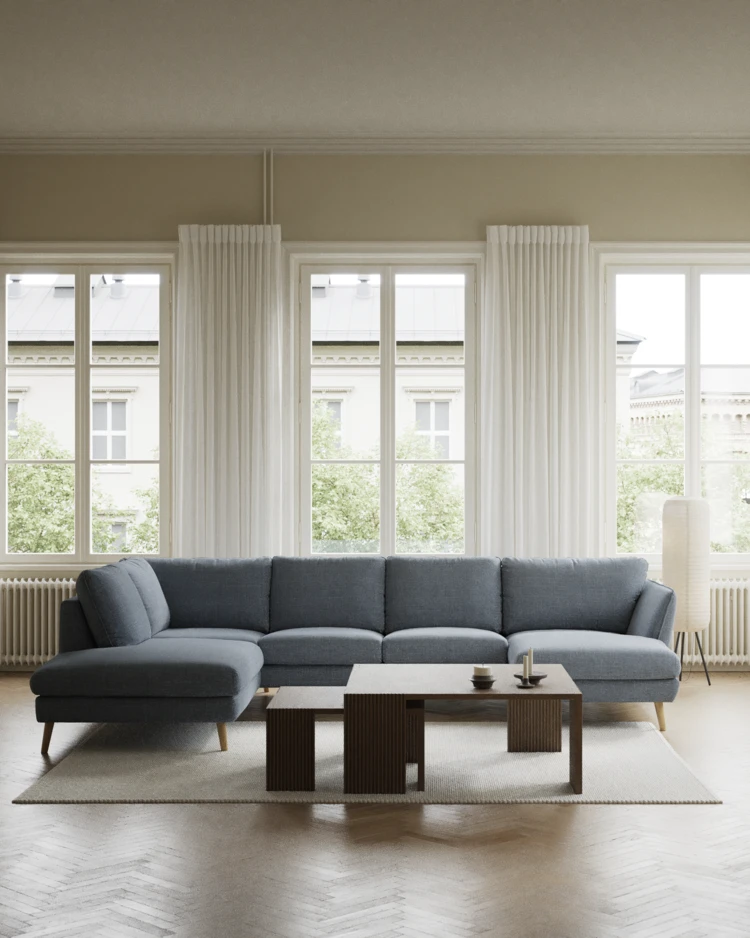 Madison - 2-sits soffa med divan vänster och schäslong höger - inspiration