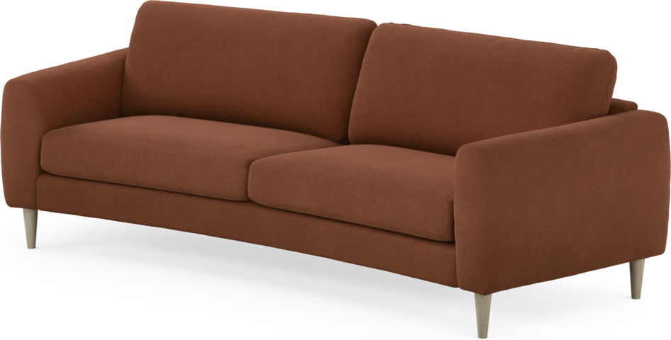 Bridge - 3-sits soffa svängd - Orange