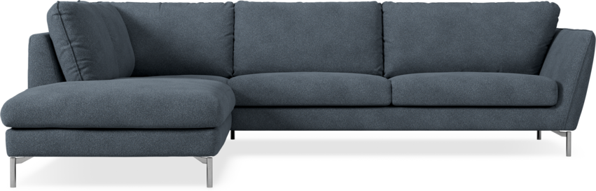 Madison - 3-sits soffa med divan vänster - Vit