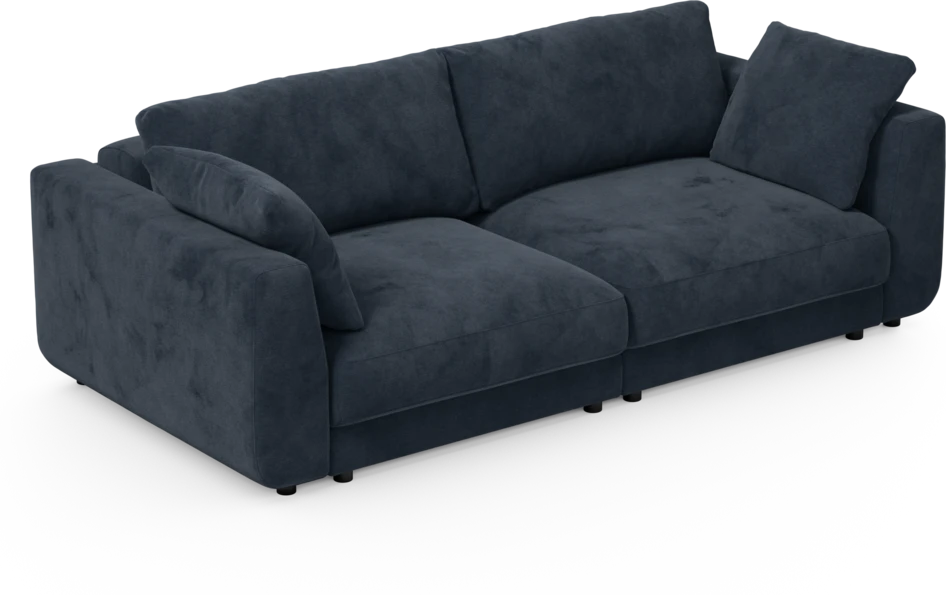 Amie - Bäddsoffa 3-sits - Blå