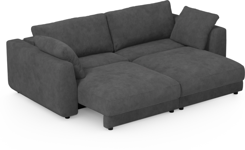 Amie - Bäddsoffa 3-sits - Grön