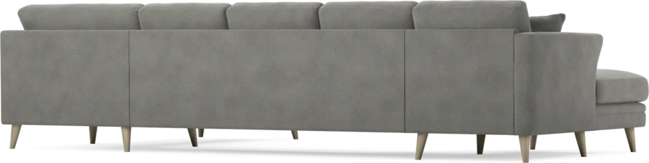 Eden - 3-sits soffa med schäslong vänster och divan höger - Grå