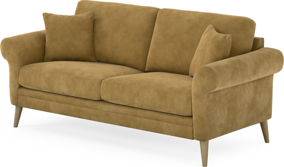 Eden - 2,5-sits soffa - Gul