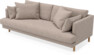 Harper - 3-sits soffa, hel dyna - Beige