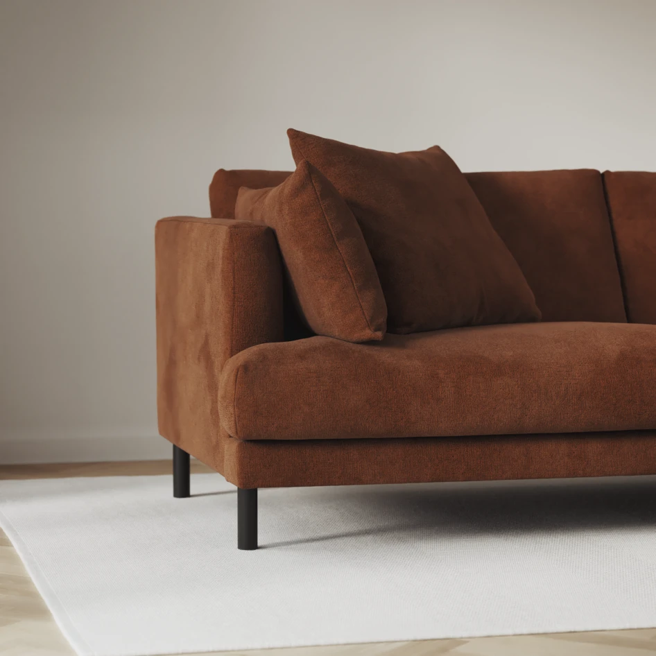 Harper - 4-sits soffa - Orange