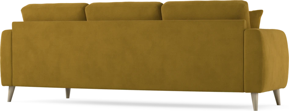 Eden - 3-sits soffa svängd - Gul