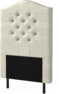 New York välvd - Sänggavel, 90-210 cm - Beige