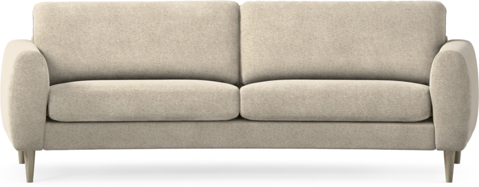 Bridge - 3-sits soffa svängd - Beige