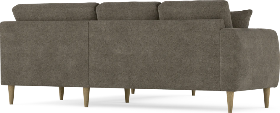 Eden - Hörnsoffa, 2+2-sits - Brun