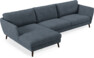 Madison Lux - 3-sits soffa med schäslong vänster - Vit