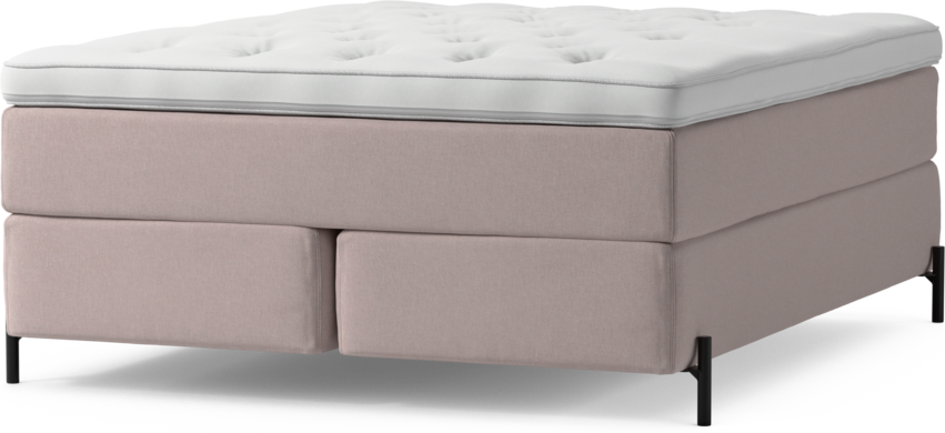 Delux Exclusive - Kontinentalsäng, dubbelsäng med bäddmadrass och sängben