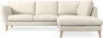 Madison - 2-sits soffa med divan höger - Vit