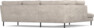 Madison Lux - 2-sits soffa med divan vänster - Beige