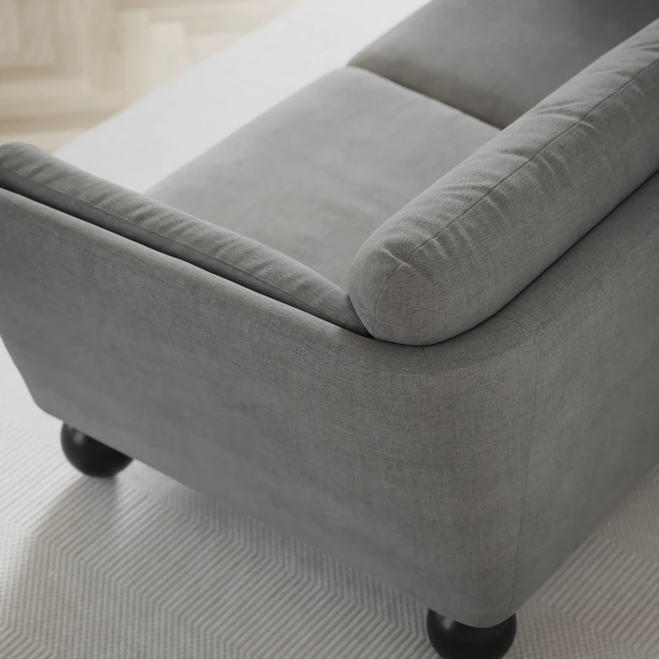 Madison - 2-sits soffa med divan vänster och schäslong höger - Grå