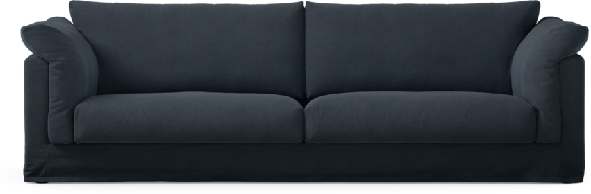 Cherrie - 4-sits soffa med kappa - Blå