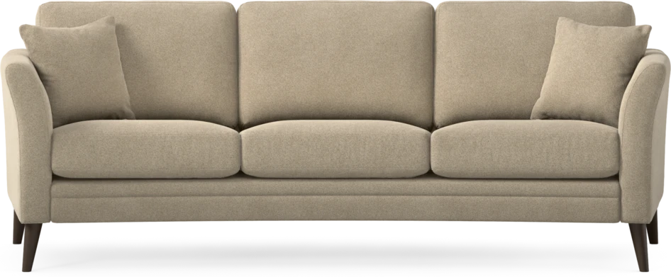 Eden - 3-sits soffa svängd - Beige