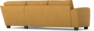 Friday - 2,5-sits soffa med divan höger - Gul