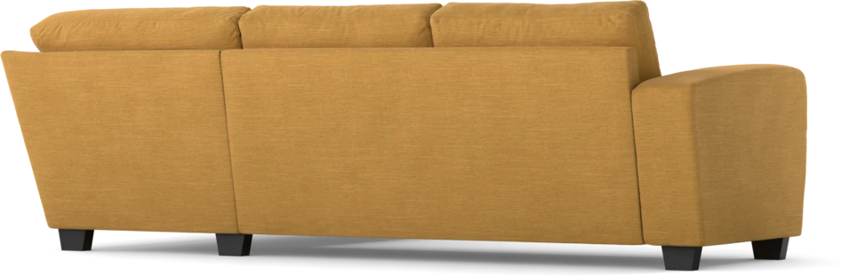 Friday - 2,5-sits soffa med divan höger - Gul