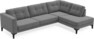 Rio - 3-sits soffa med divan höger - Grå