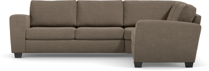 Friday - Hörnsoffa, 2,5+1,5-sits - Brun