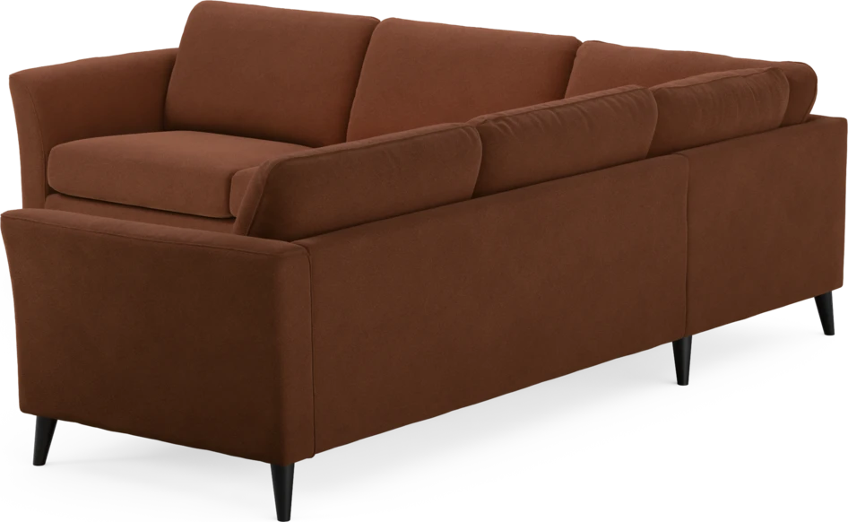 Bridge - Hörnsoffa, 2+2-sits - Orange