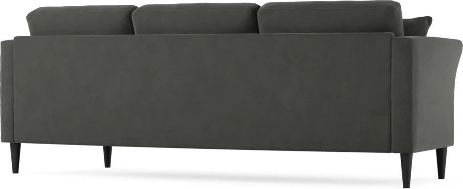 Eden - 3-sits soffa svängd - Grå