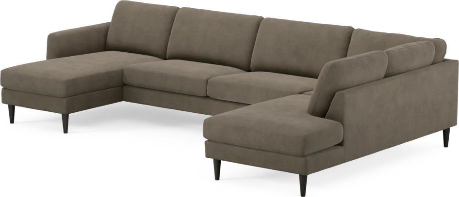 Bridge - 3-sits soffa med schäslong vänster och divan höger - Beige