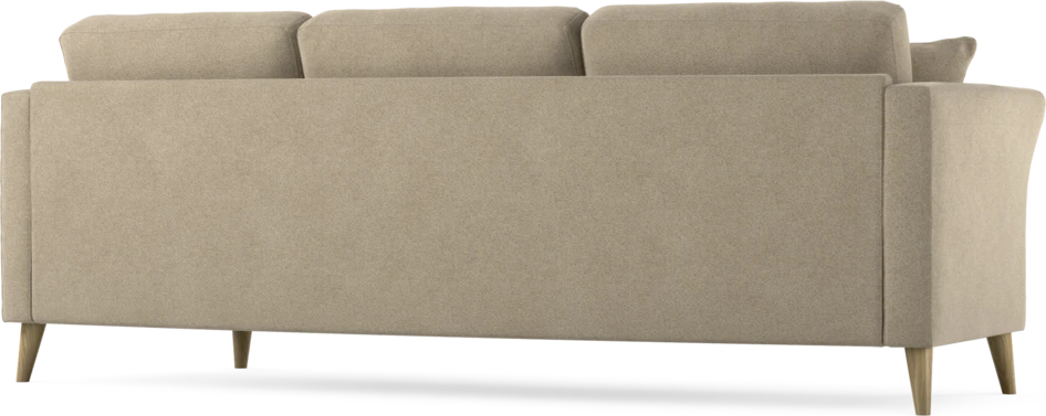 Eden - 3-sits soffa svängd - Beige