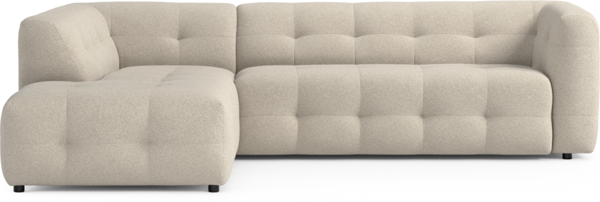 Bella - 3-sits soffa med divan vänster - Beige