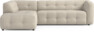 Bella - 3-sits soffa med divan vänster - Beige