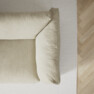 Cherrie - 3-sits soffa, hel dyna och kappa - Beige