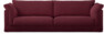 Cherrie - 4-sits soffa med kappa - Röd