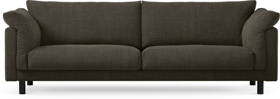 Cherrie - 4-sits soffa, fast klädsel - Brun