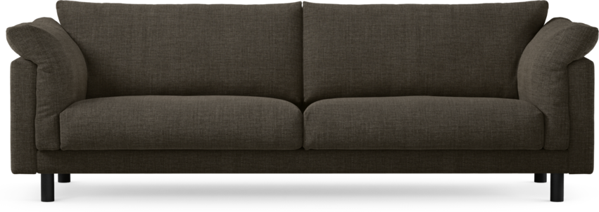 Cherrie - 4-sits soffa, fast klädsel - Brun