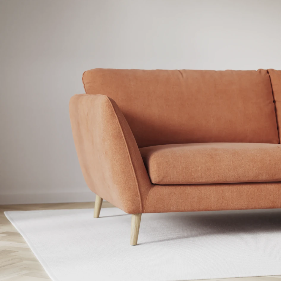 Madison Klädsel - Klädsel till 2-sits soffa - Orange