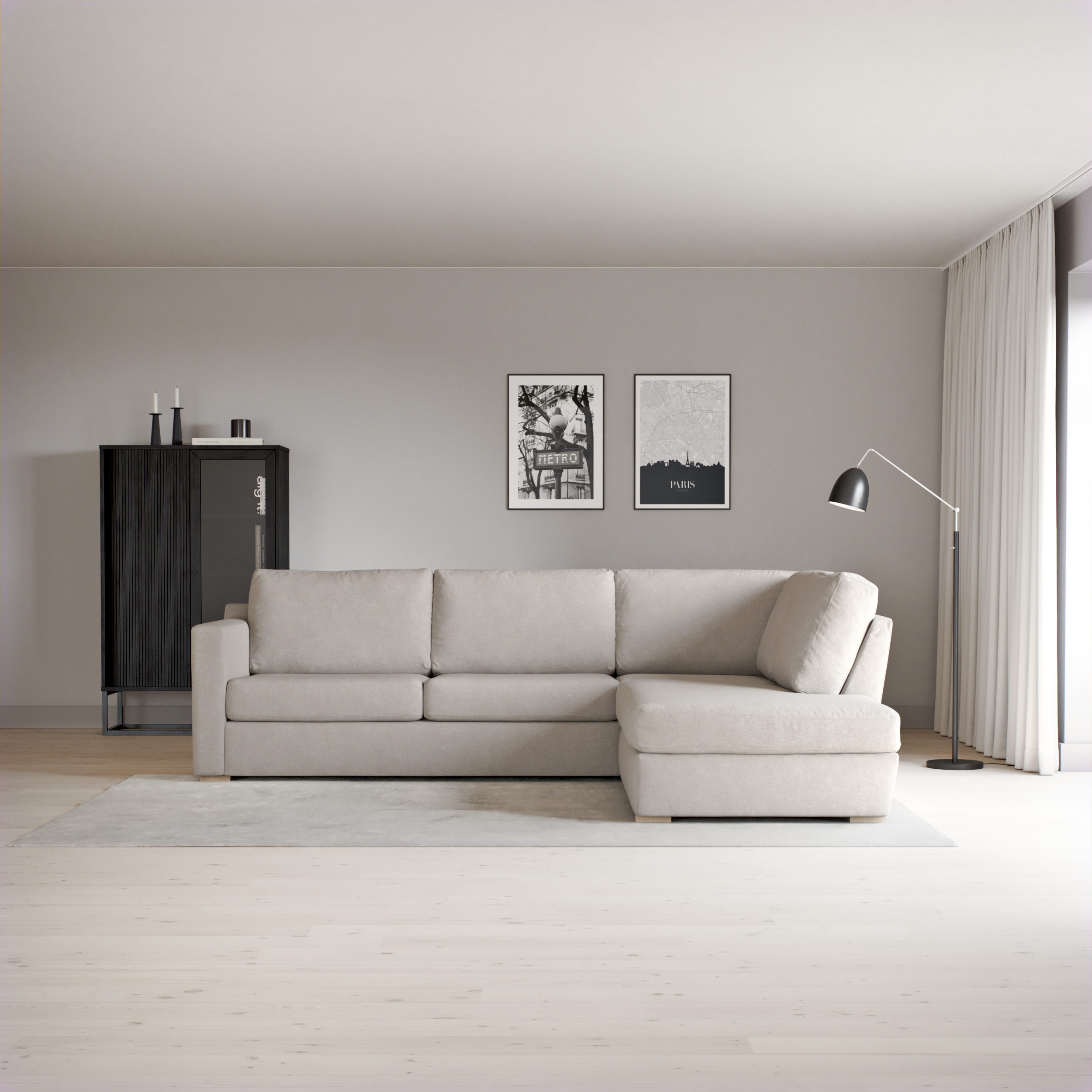 Friday - 2,5-sits soffa med divan höger - inspiration