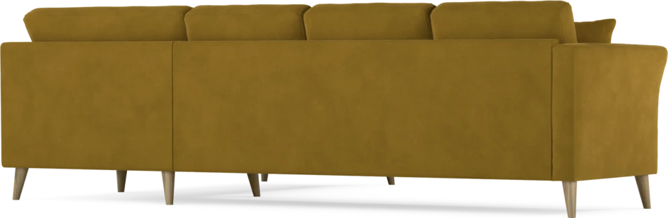 Eden - Hörnsoffa, 3+2-sits - Gul