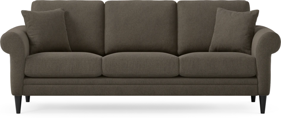 Eden - 3-sits soffa - Brun
